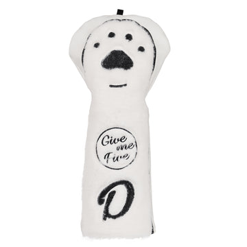 Long Plush Bear Paw Wood Head Cover Set